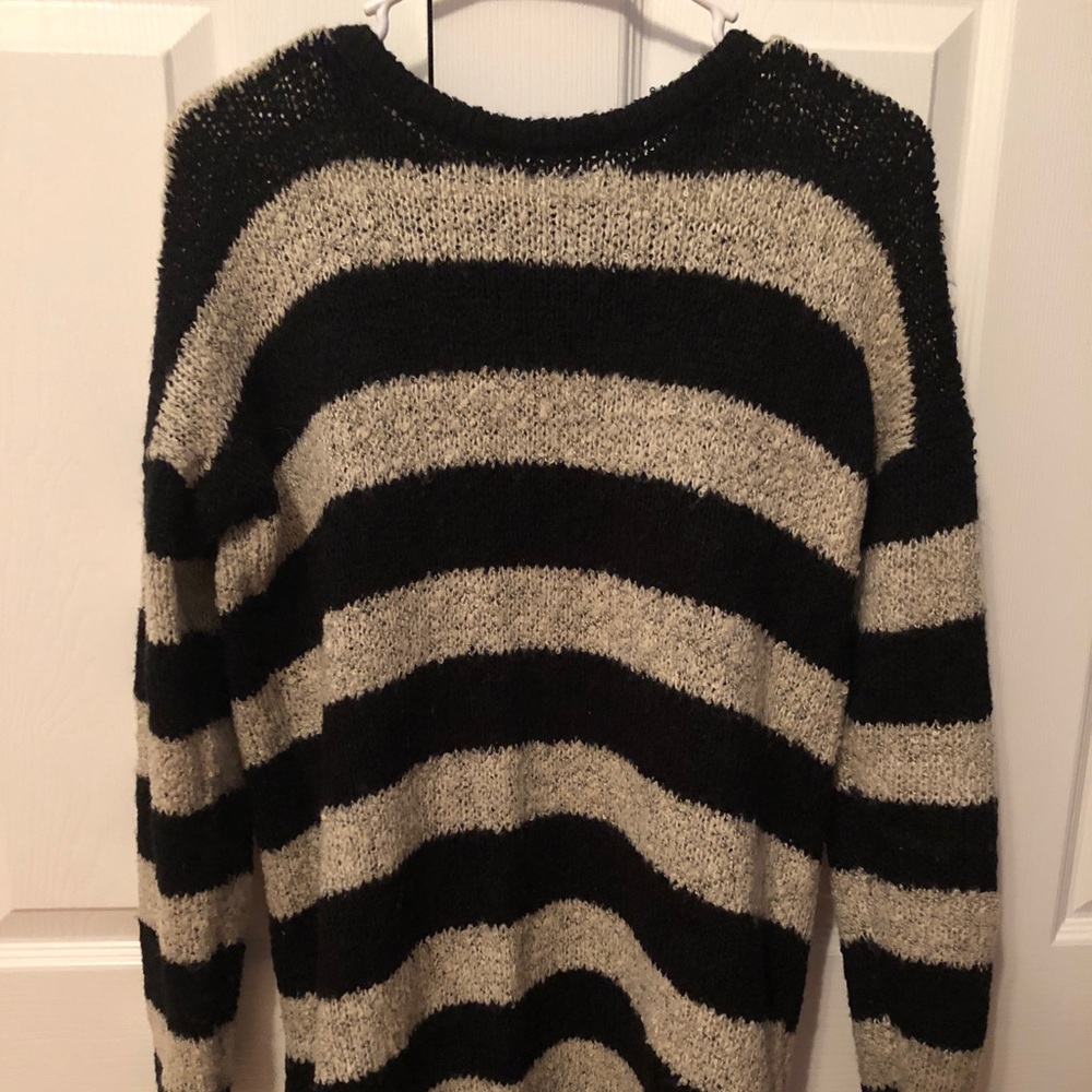 Striped Oversized Sweater